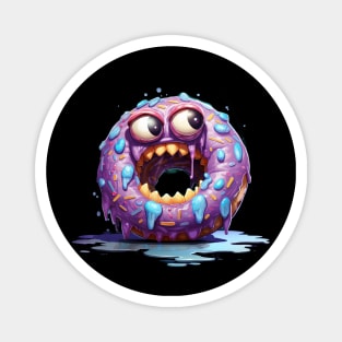 Monster donut, Halloween Magnet